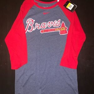 Atlanta Braves Nike 3/4 Sleeve Tee